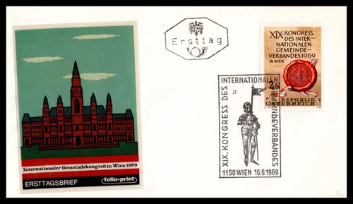 österreich fdc wien 1969 - Österreich,