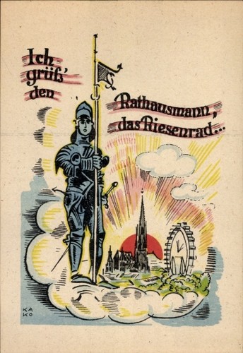 Künstler wien ich - künstler, ak
