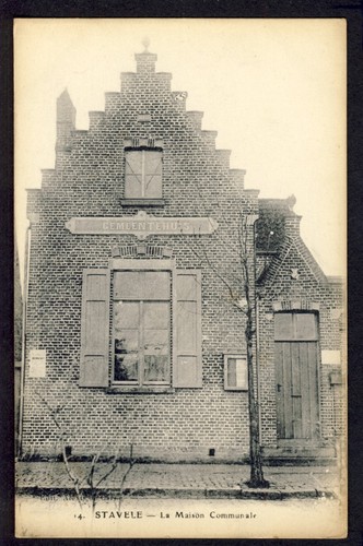 Cpa rare belgien alveringem - cpa,